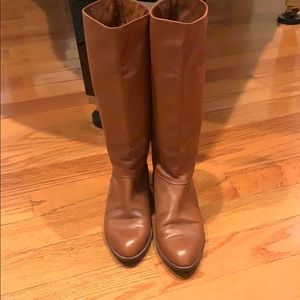 Bruno Magli tan leather boots size 7.5
